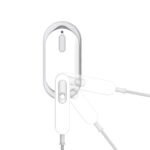 Porodo Portable Lifestyle Steam Iron 1100W – Ceramic Coated Plates, PD-LSMSI-WH, - Image 3