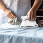 Porodo Portable Lifestyle Steam Iron 1100W – Ceramic Coated Plates, PD-LSMSI-WH, - Image 5