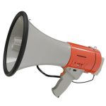 Porodo Portable Megaphone LFST098 – Rechargeable Loudspeaker with Siren for Events & Announcements,