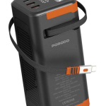 Porodo Power Boost 50 000 mAh Power Bank PD 20 W with Built‑in USB‑C Cable (CH093) –