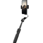 Porodo QuadBase Gimbal Stabilizer LFST148 – 3-Mode Bluetooth Video Stabilizer with Detachable Light & Foldable Quad-Base Tripod