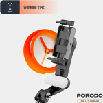 Porodo QuadBase Gimbal Stabilizer LFST148 – 3-Mode Bluetooth Video Stabilizer with Detachable Light & Foldable Quad-Base Tripod - Image 5