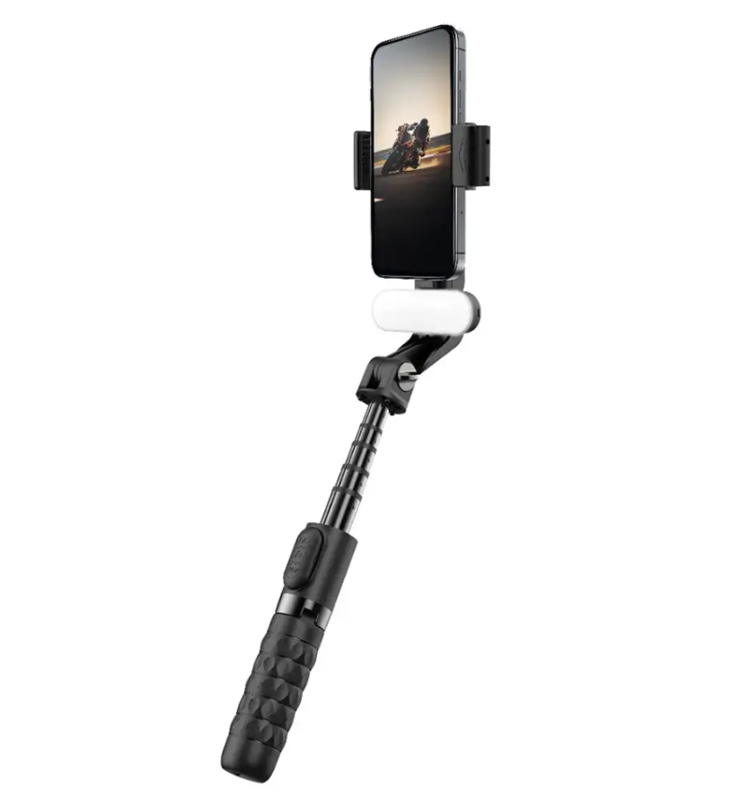 porodo-quadbase-gimbal-stabilizer-lfst148-3-mode-bluetooth-v.png Porodo QuadBase Gimbal Stabilizer LFST148 – 3-Mode Bluetooth Video Stabilizer with Detachable Light & Foldable Quad-Base Tripod - Image 1