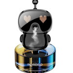 Porodo Robovibe Smart Car Aroma Diffuser PDLSLN2219 — 50mL Rechargeable USB-C | 4 Intensity Levels |
