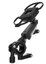 Porodo Shock-Absorption 360° Rotatable Bicycle Phone Mount with GoPro Interface (PD-RBPMNT-BK) - Image 3