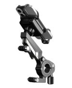 Porodo Shock-Absorption 360° Rotatable Bicycle Phone Mount with GoPro Interface (PD-RBPMNT-BK) - Image 4