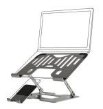 Porodo Smart Folding Multi Device Stand HSM09 – Adjustable Ergonomic Stand for Phones & Tablets, - Image 2