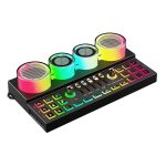 Porodo Soundtec Audiolink PD-ST21MIX-BK – Multi-Platform Audio Mixer & Dual-Channel Speaker with Wireless Mic, - Image 2