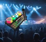 Porodo Soundtec Audiolink PD-ST21MIX-BK – Multi-Platform Audio Mixer & Dual-Channel Speaker with Wireless Mic, - Image 4