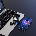 Porodo Soundtec Guide ANC Touch Display TWS Earbuds PD-STGUIDE-BK – Bluetooth 5.3, 1.47" Touchscreen, 6H Playtime, IPX4 Waterproof, - Image 5