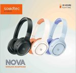 Porodo Soundtec Nova Wireless Headphone PD-STWLEP026 – Bluetooth 5.3 Over-Ear Headphones with 20H Playtime and TF Card Support - Image 2