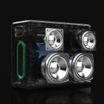 Porodo Soundtec Quantum 2.2 Channel Portable Speaker PD-STKRS80 – 80W Bluetooth Speaker with RGB Lighting and 12000mAh Battery, - Image 3