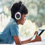 Porodo Soundtec Radiant Wireless Headphone PD-STWLEP028 – Bluetooth 5.0 Headphones with LED Lights, 40mm Drivers, and Type-C Charging, - Image 4