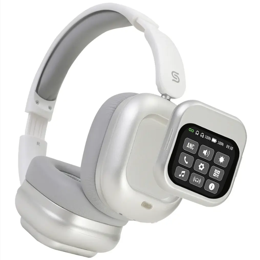 porodo-soundtec-touch-wave-anc-headphones-detachable-touch-s.png Porodo Soundtec Touch Wave ANC Headphones + Detachable Touch Screen (PDJYBN618) – Wireless Over-Ear ANC Headset with Foldable Design (Price In Oman) - Image 1