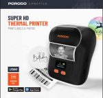Porodo Super HD Thermal Printer – Portable Inkless Bluetooth Label & Receipt Printer, Best Price In Muscat Oman - Image 4