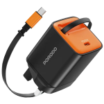 Porodo Tezpatro 45W GaN Fast Charger in Oman – Compact High-Speed Charging Power