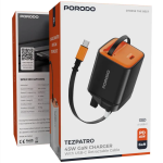 Porodo Tezpatro 45W GaN Fast Charger in Oman – Compact High-Speed Charging Power - Image 3