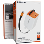 Porodo Tezpatro 65W GaN Fast Charger in Oman – Ultra Compact Power Delivery - Image 3