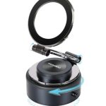 Porodo Vacuseal MagSafe Magnetic Mount – Strong Suction, Adjustable Viewing, One-Hand Operation – PD-HSM10,