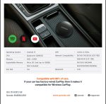 Porodo Wireless Carplay & 4G Router – Convert Wired to Wireless Carplay with Split Screen Support, - Image 2