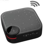 Porodo Wireless Conference Speaker PD-BCNFS – Bluetooth 5.3, Omni-Directional Mic, 800mAh Battery, 3m Mic Coverage, USB-C, Plug & Play –