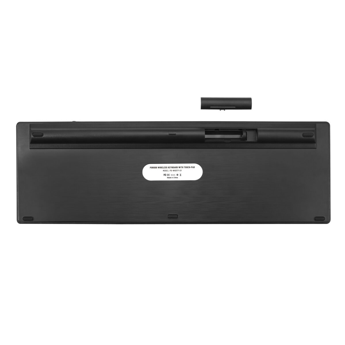 Porodo Wireless Keyboard PD-WKBTP-GY – Slim Bluetooth Keyboard for PC & Tablet - Price in Oman - Image 3