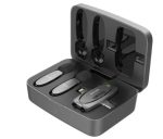 Porodo Wireless Lavalier Microphone PD-2MLAVCC – Dual Connector (USB-C & Lightning), Charging Case, Low Latency, Noise Reduction –