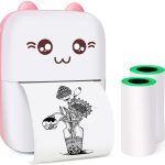 Portable Handheld Mini Thermal Printer – Bluetooth Inkless Pocket Printer for Photos, Labels, Notes – Compatible with iOS & Android,