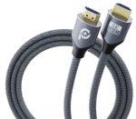 Powero+ 2M 8K Braided HDMI Cable (HDMI8K2M) – Ultra HD 8K@60Hz, 48Gbps High-Speed, Nylon Braided, 2-Meter Length, Best Price In Muscat Oman