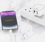 Powero+ British Dual USB 3A Wall Charger TC24UK – 12W Fast Charging Adapter with Surge Protection, - Image 2