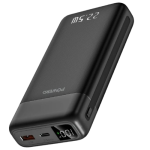 Powero+ Encore Max 20000mAh Power Bank with Digital Display (PR-PBDPPD20) – Fast Charging, Dual Output, Type-C Input,