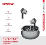 Powero+ Serene True Wireless Earbuds (PR-SEBT8324) – HiFi Sound, Touch Control, 16H Playtime, - Image 2