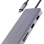 Powerology 11 in 1 USB-C Hub P11CHBGY – Multiport USB-C Adapter with HDMI, Ethernet & USB 3.0 for Laptops