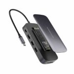 Powerology 256GB USB-C Hub & SSD Drive – 100W PD, 4K HDMI, 5Gbps Data Transfer, Aluminum Hub for Laptop & Mobile – - Image 2
