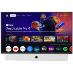 Powerology 27″ Portable FHD Smart TV PG27FWH – Battery Powered, Android 14, Dual-Band WiFi - Image 2