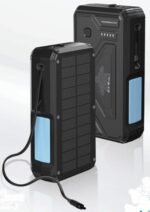 Powerology 27000mAh Solar Wireless Charging Power Bank PPBCHA77 – Fast Charging Portable Power Bank