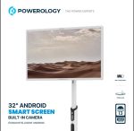 Powerology 32" Android Smart Screen – Full HD Touch Display, 6GB RAM, 128GB Storage, 13MP Camera, - Image 2