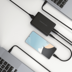 Powerology 4-Port Quick Charge Power Terminal PD 156W – Fast Charging Station with 2 USB-C & 2 USB-A Ports – - Image 3