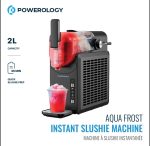 Powerology Aqua Frost Instant Slushie Machine (PSM012) — 220W, 2L Capacity, 5 Preset Modes & Fast-Freeze - Image 2
