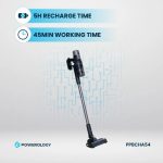Powerology Cordless Vacuum Cleaner PPBCHA54 – 400W Motor, 22000Pa Suction, Auto-Disposal Charging, HEPA Filter, 3L Base Station, 3-Speed Modes, - Image 3