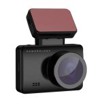 Powerology Dash Camera Pro Black (PDCMQ580BK) – 1080P Full HD, GPS, Wi-Fi, Motion & Gravity Sensors, 140° Wide-Angle,