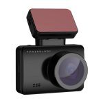 Powerology Dash Camera Pro Black (PDCMQ580BK) – 1080P Full HD, GPS, Wi-Fi, Motion & Gravity Sensors, 140° Wide-Angle,