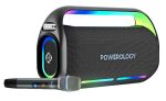 Powerology Deep Bass Party Speaker PWLAU012 – 150W Bluetooth Speaker with Wireless Mic,Best Price In Muscat Oman