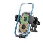 Powerology Dual Coil Car Mount Wireless Charger + Cooling Fan 15 W – PCCSR009, Dash/Vent Mount - Image 3