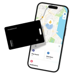 Powerology Findx Smart Card Device Finder (PPBCHAX1) — Ultra-Slim Wallet Tracker, IPX8 Waterproof, Bluetooth 5.3, 100mAh Battery, Up to 8-Month Standby (Black) - Image 2