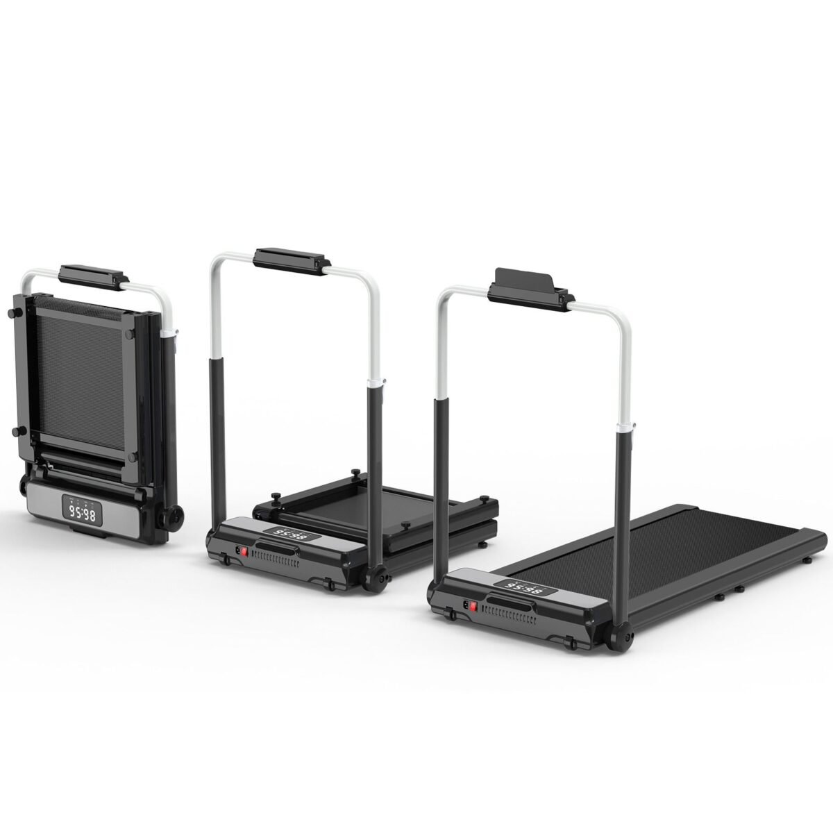 Powerology Folding Design Walking & Running Pad PFTRDMLBK – Compact Smart Treadmill for Home & Office Use - Image 2