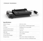 Powerology Folding Design Walking & Running Pad PFTRDMLBK – Compact Smart Treadmill for Home & Office Use - Image 4