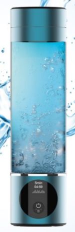 Powerology Hydrogen-Rich Water Generator PH2BTL – 280ml Capacity, OLED Display, One-Touch Control, 1200mAh Battery, Titanium-Platinum Electrode, - Image 2