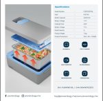 Powerology Lumo Portable Heated Lunch Box – 1 L 4000 mAh Battery, Smart Heating, Freshness Lock, LED Display - Image 4