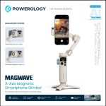 Powerology Magwave 3-Axis Magnetic Smartphone Gimbal in Oman - Image 4